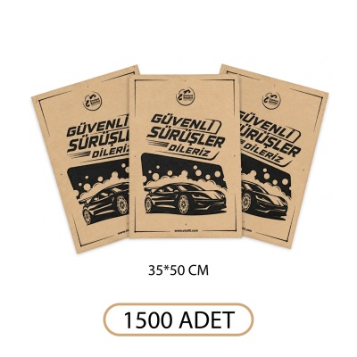 1500  Adet Kağıt Paspas