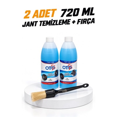 2 adet 720 ml Jant Temizleme+Temizleme Fırçası