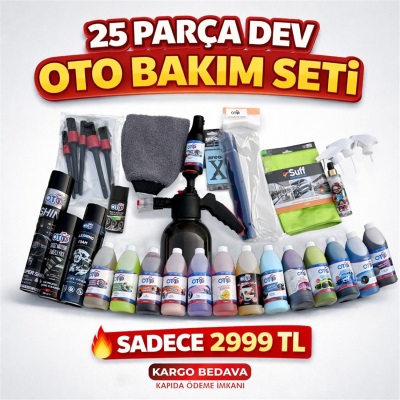 25 PARÇA DEV OTO BAKIM SETİ