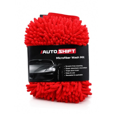 Auto Shift Mikrofiber Oto Yıkama Eldiveni – Yüksek Emici ve Yumuşak Dokulu