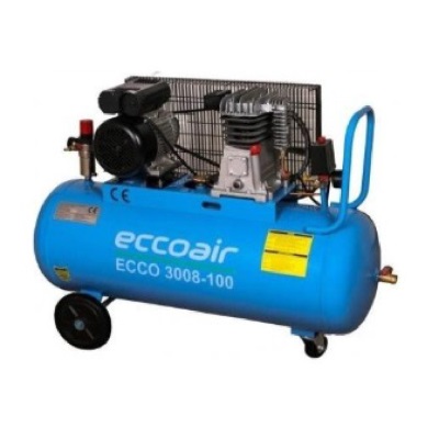 Eccoair Ecco 3008-100 100 Litre 3 HP 8 Bar Hava Kompresörü 170 L/Dak