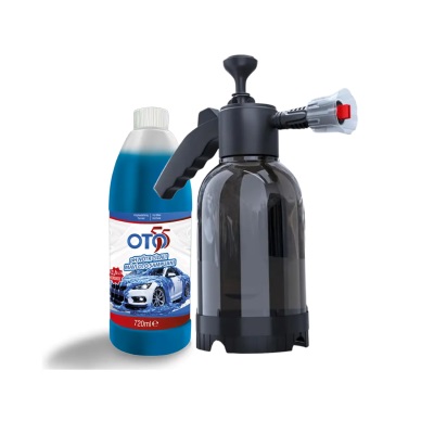 Extra Cilalı Neon Mavi Şampuan + 2 Litre Basınçlı Köpük Atar Pompa