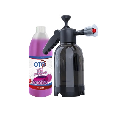 Extra Polishing Neon Pink Shampoo + 2 Liter Pressure Foam Dispenser Pump