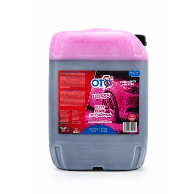 UD555 Ultra Pembe Köpük Oto Şampuanı 20 KG (1/60 Konsantre)